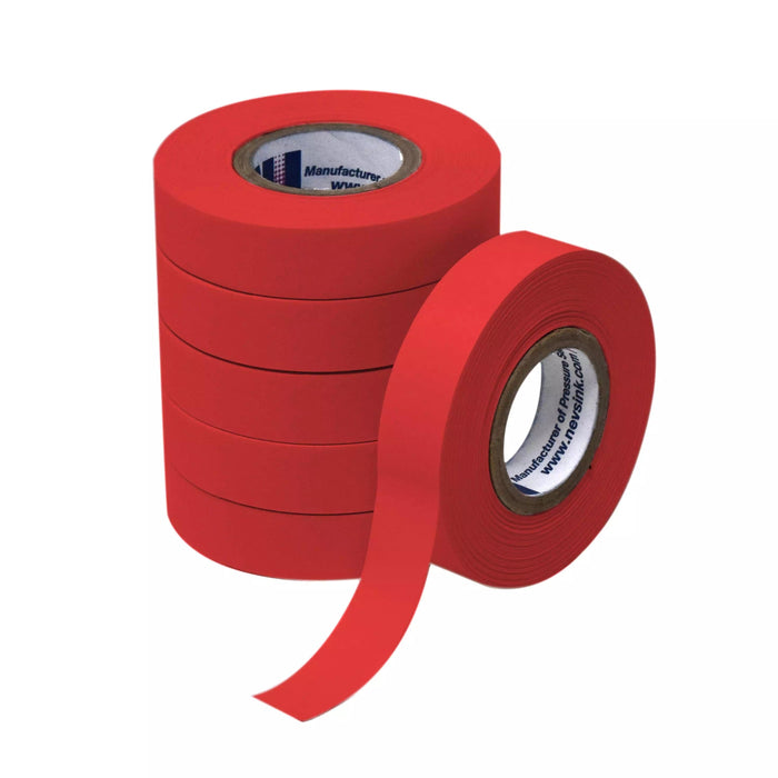 Box of 6 / Red / 1/2"