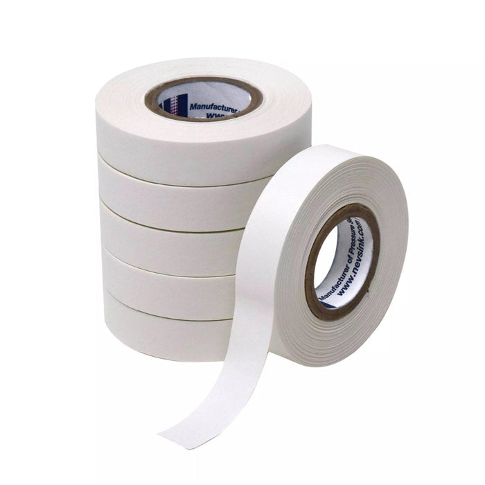 Box of 6 / White / 1/2"