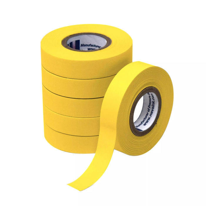 Box of 6 / Yellow / 1/2"