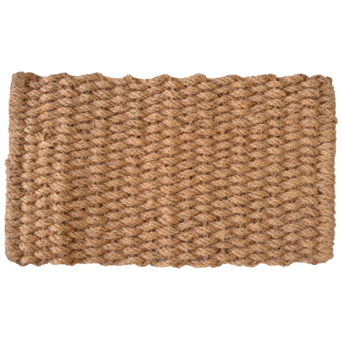 18" X 30" Brown Coir Weave Outdoor Door Mat