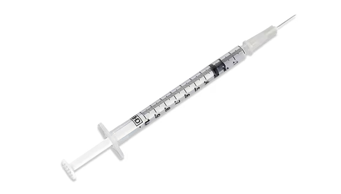 1mL Tuberculin Syringes with Detachable Needle, Slip Tip