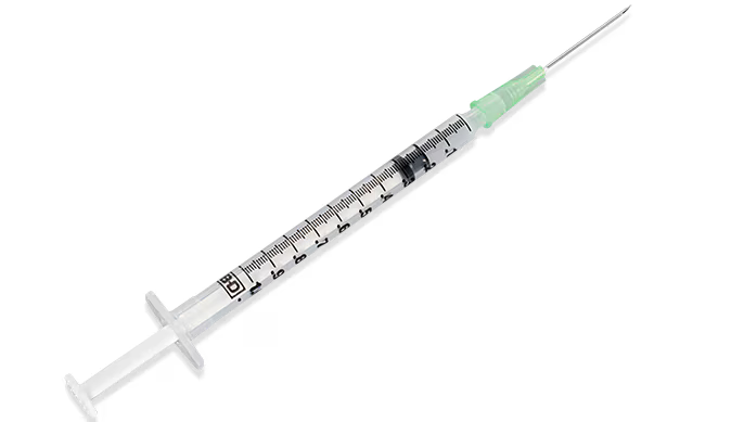 1mL Tuberculin Syringes with Detachable Needle, Slip Tip
