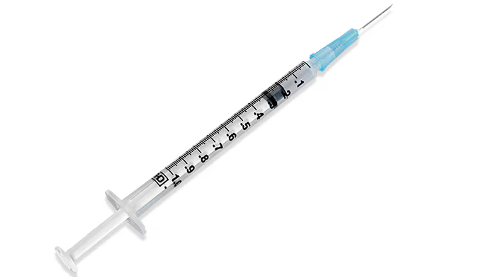 1mL Tuberculin Syringes with Detachable Needle, Slip Tip