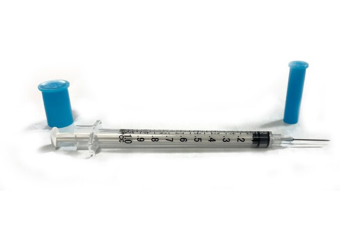 1mL Tuberculin Syringes with Fixed Needle, Slip Tip - DISCONTINUTED