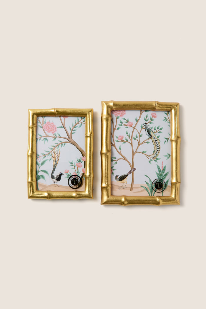 5x7 Gold Faux Bamboo Frame