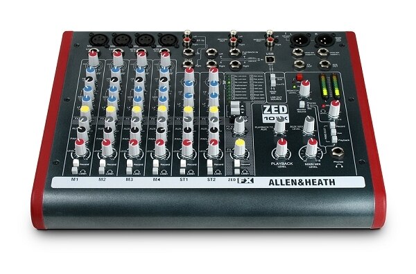 Allen and Heath ZED-10FX Multi-Purpose Miniature Mixer - Audiofeen