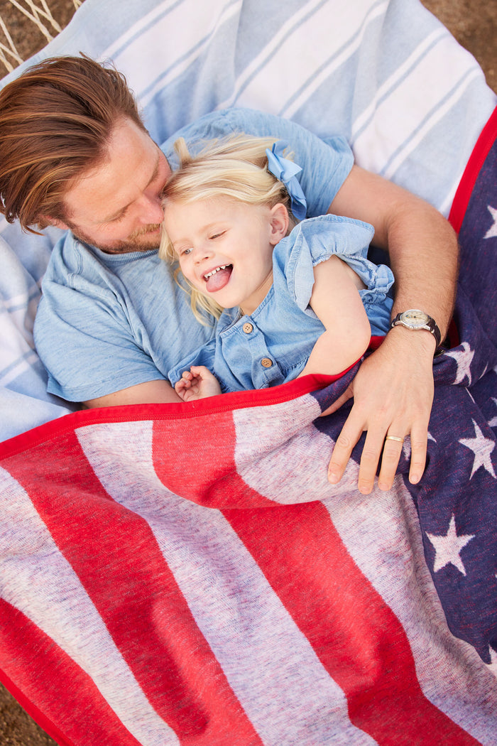 American Flag Blanket