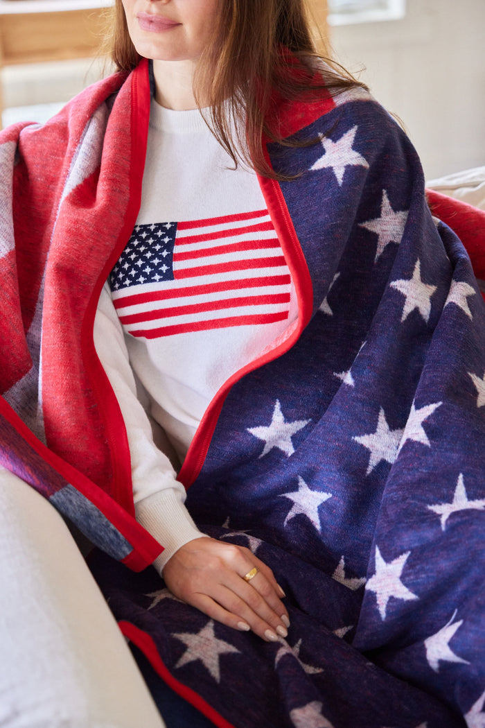 American Flag Blanket