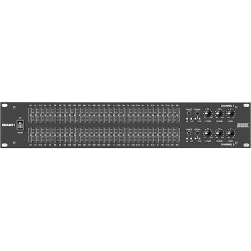 BBE EQA-231 Dual Channel 31 Band 1-3 Octave Graphic Equalizer - Audiofeen