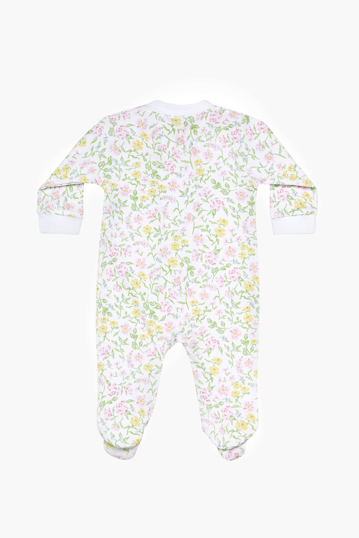 Berry Wildflowers Zipper Footie