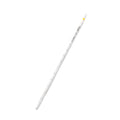 BIRR  Serological Pipette 1 mL with measuring units on side of clear pipette with yellow ring near the top of the pipette.