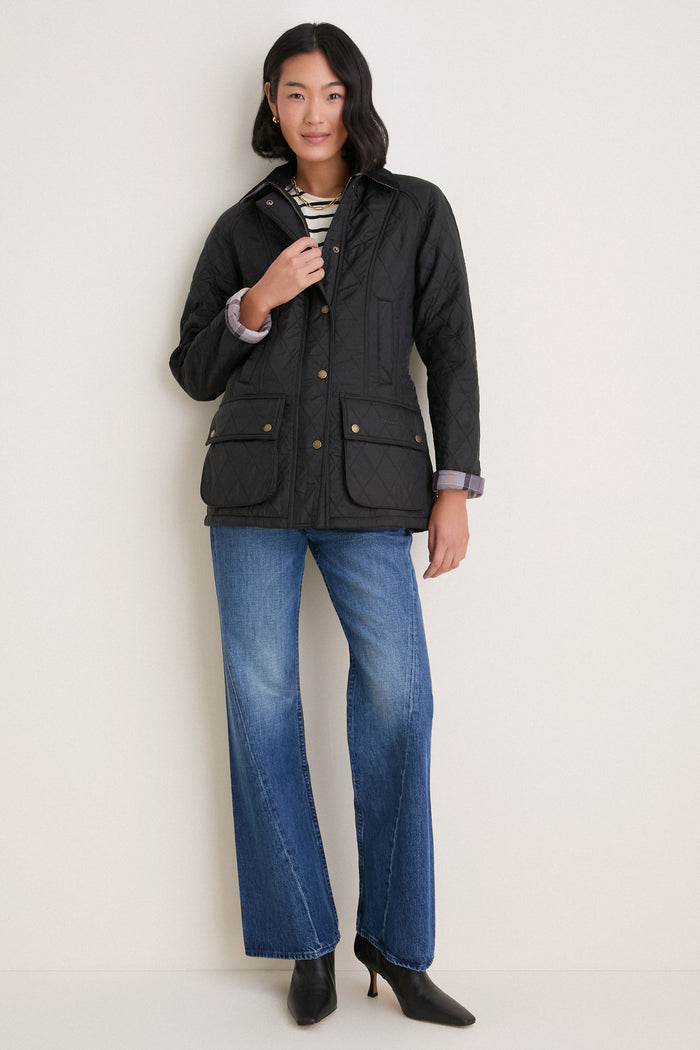 Black Beadnell Polarquilt Jacket
