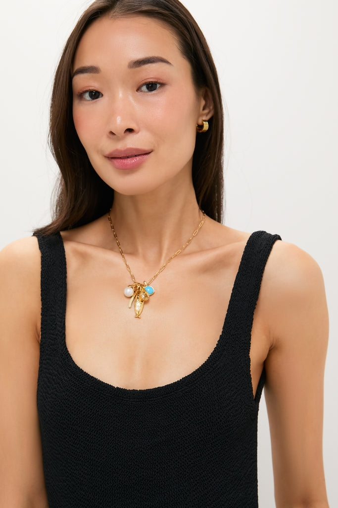 Black Classic Square Neck One Piece
