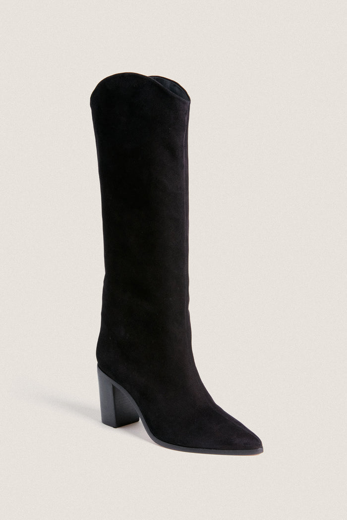 Black Maryana Block Boots