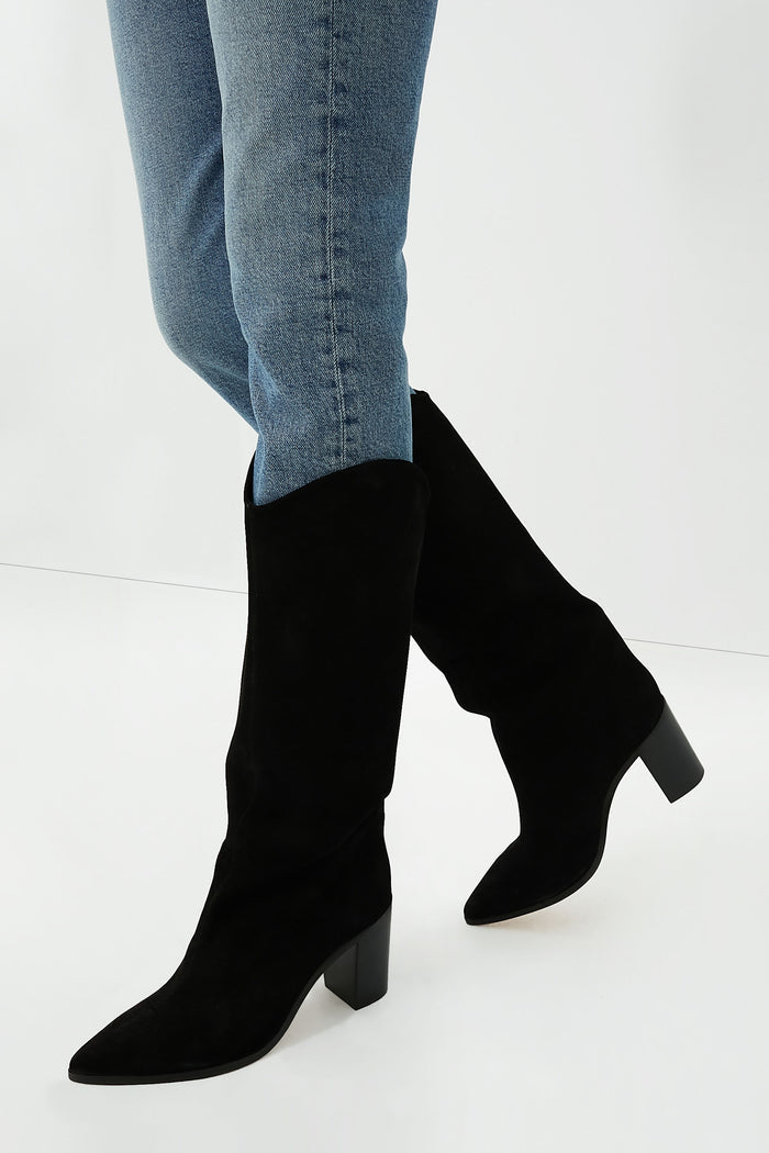 Black Maryana Block Boots