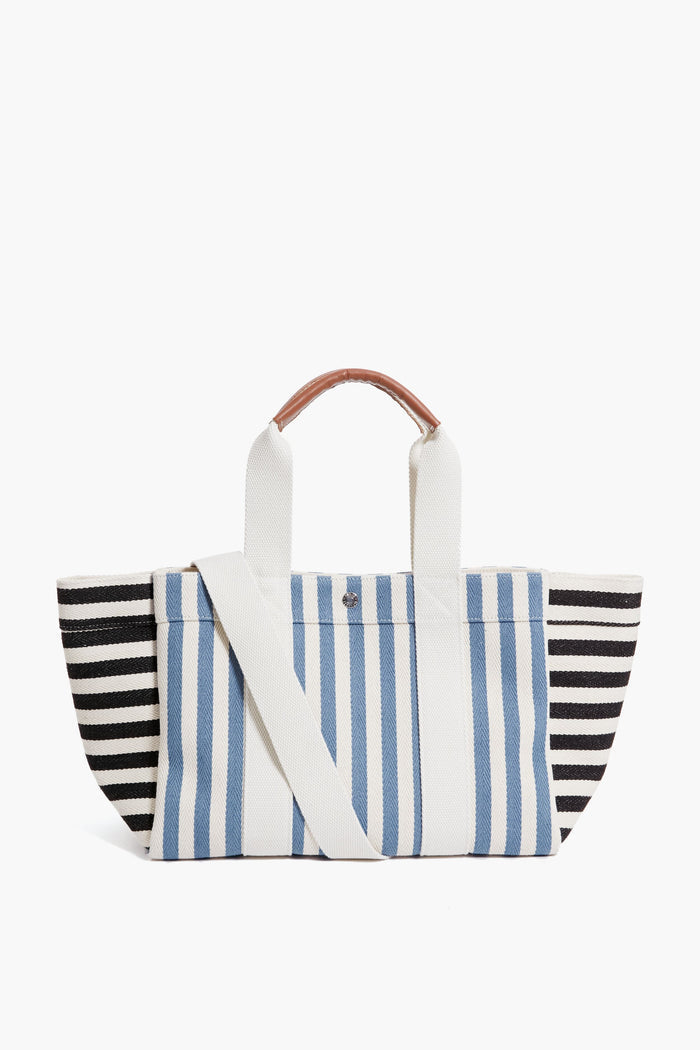 Blue and Black Parcours M Palais Royal Tote