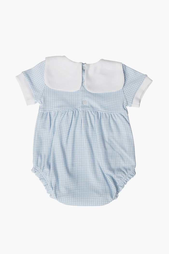 Blue Gingham Baby Bubble