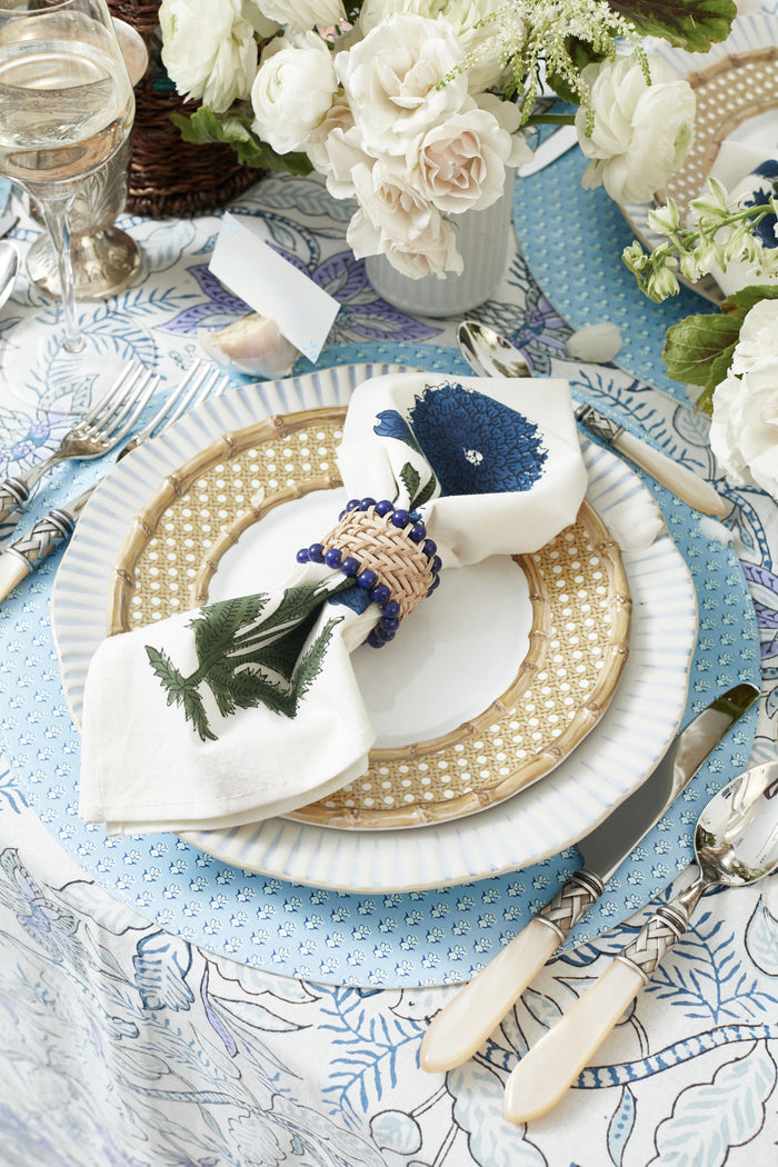 Blue Poppy Napkins Set of 4