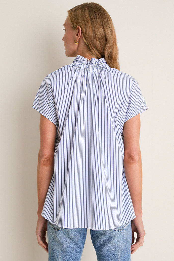 Blue Stripe Rae Blouse