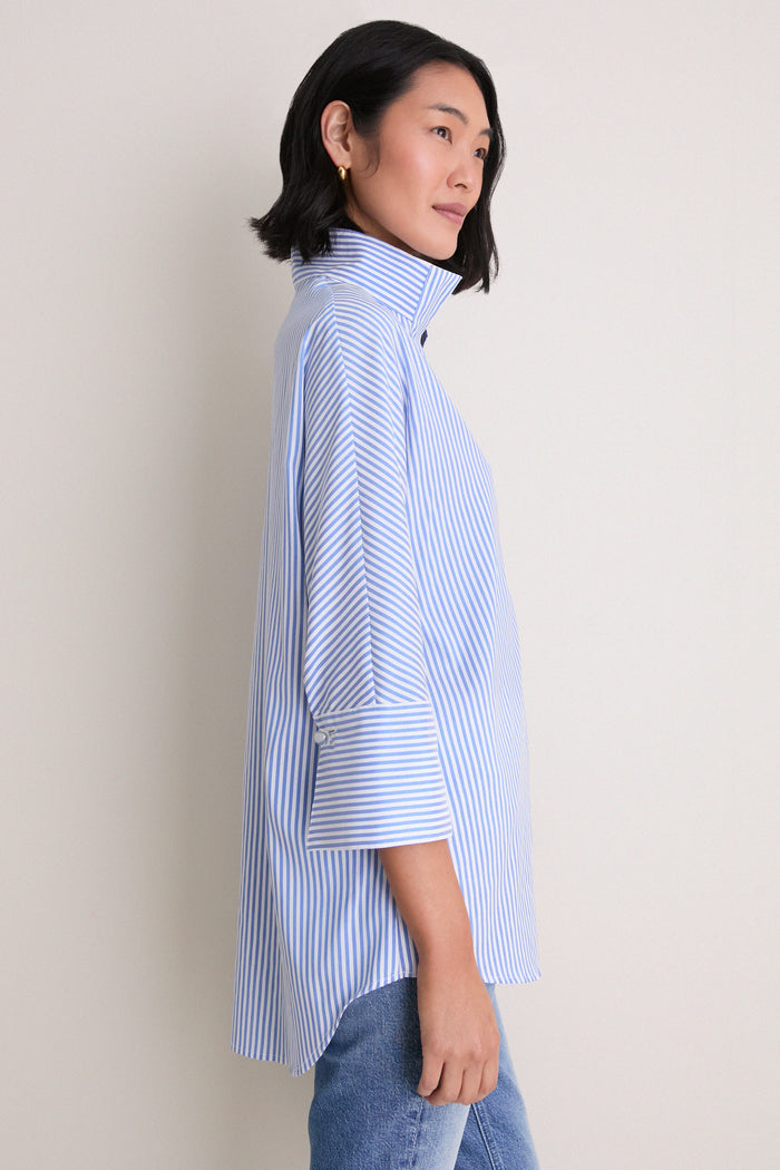 Blue Stripe Willow Blouse