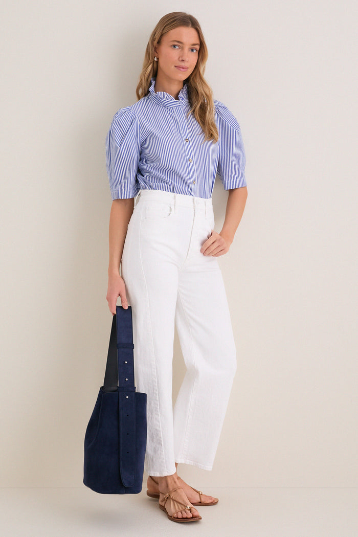 Blue Striped Alicia Blouse