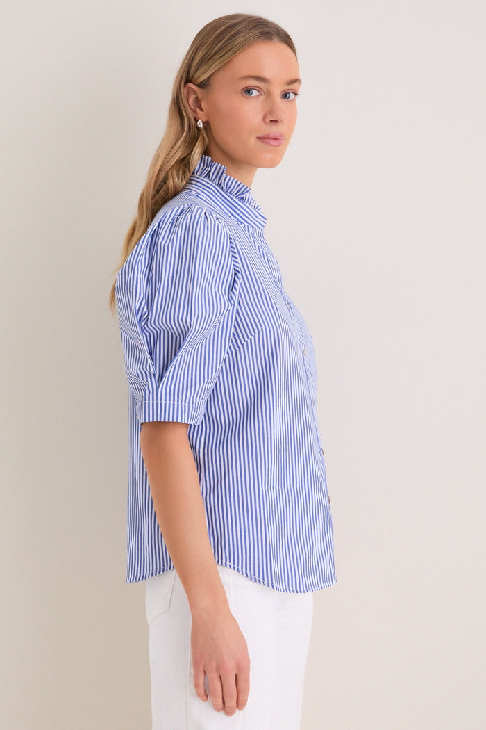 Blue Striped Alicia Blouse