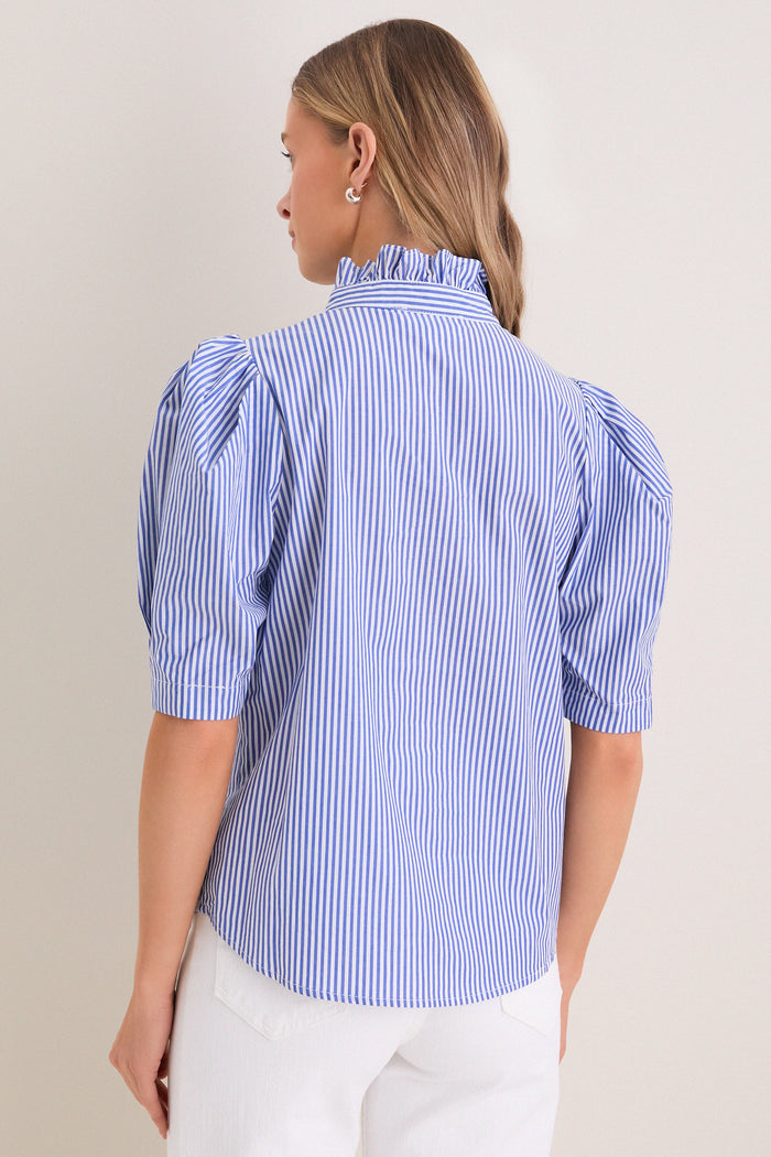 Blue Striped Alicia Blouse