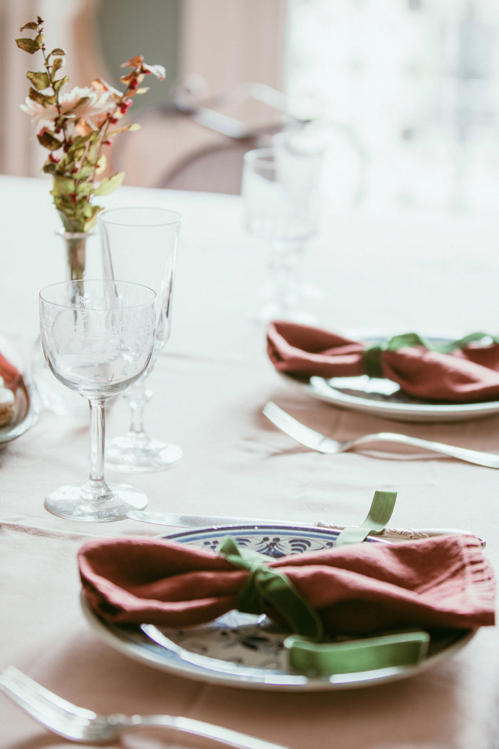 Bordeaux Linen Napkins Set Of 4