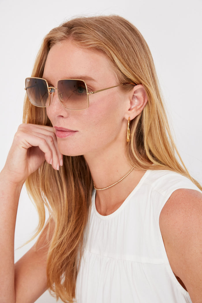Brown Square 1971 Sunglasses