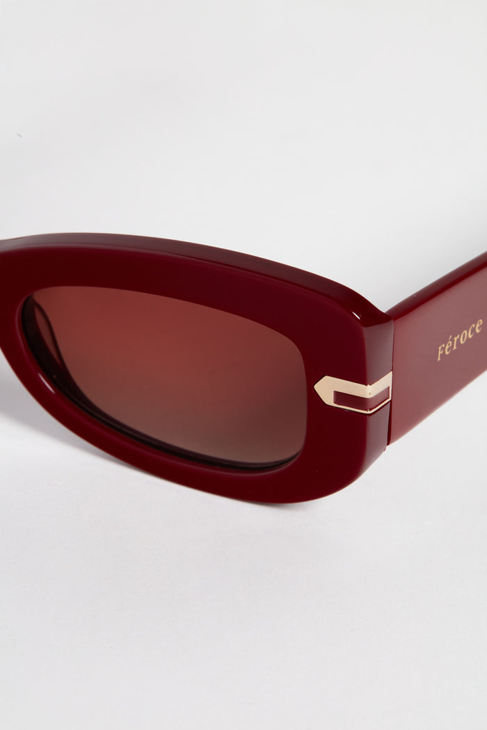 Burgundy Kate Sunglasses