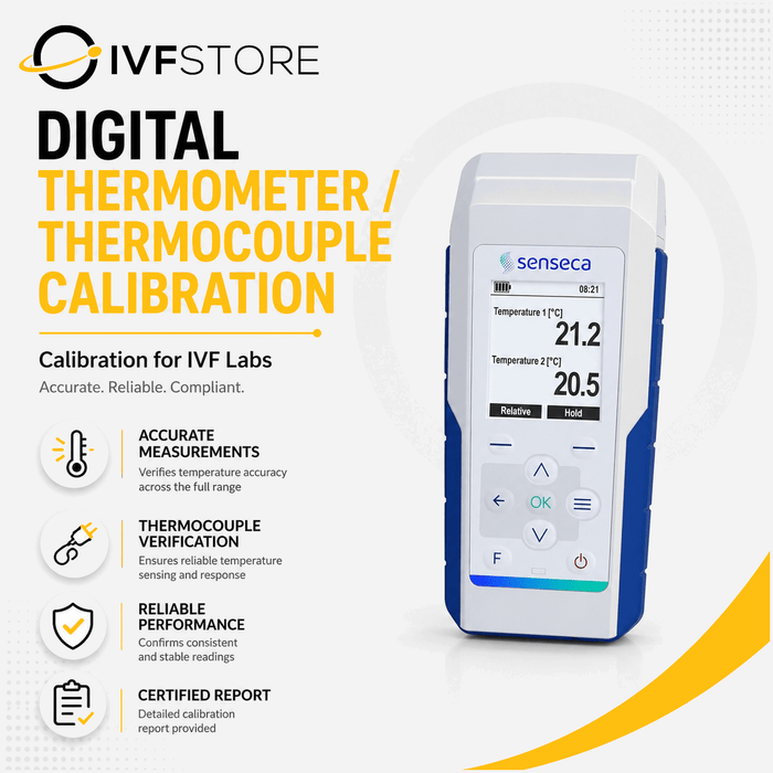 Calibration Services (Pipettes, Digital Thermometers, Thermocouples & Aspiration Pumps)