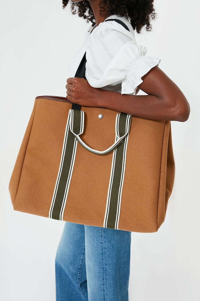Camel Traversee L Flannel Cruise Tote
