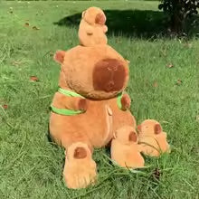 6pcs set (1pc mother with 4pcs baby and 1pc turtle bag)