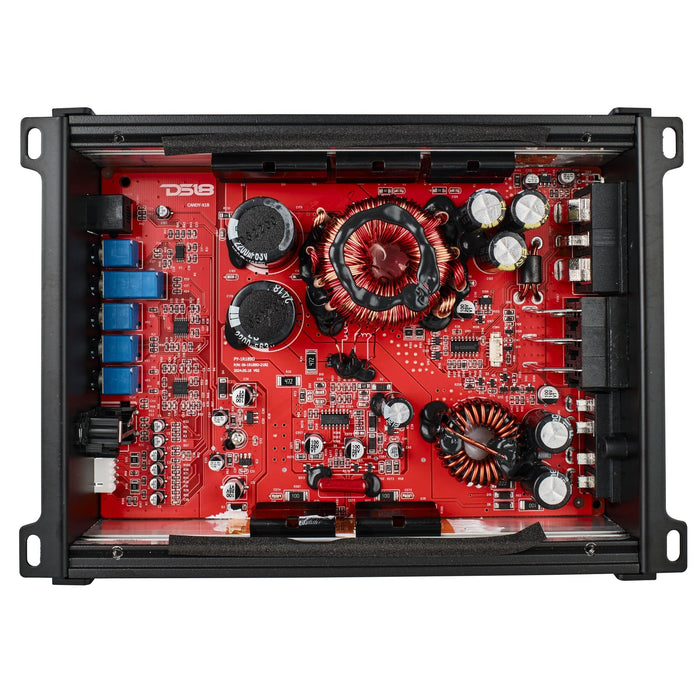 Car Audio Bass Package with Dual 8" Sealed Subwoofer Enclosure and Amplifier – 300W RMS