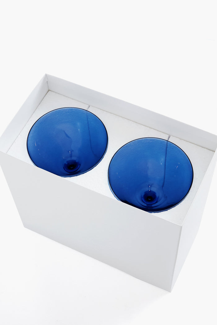 Cobalt Blue Martini Glasses Set of 2