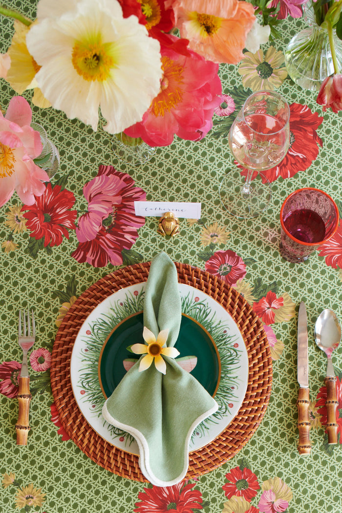 Cognac Rattan Woven Placemats (Set of 4)
