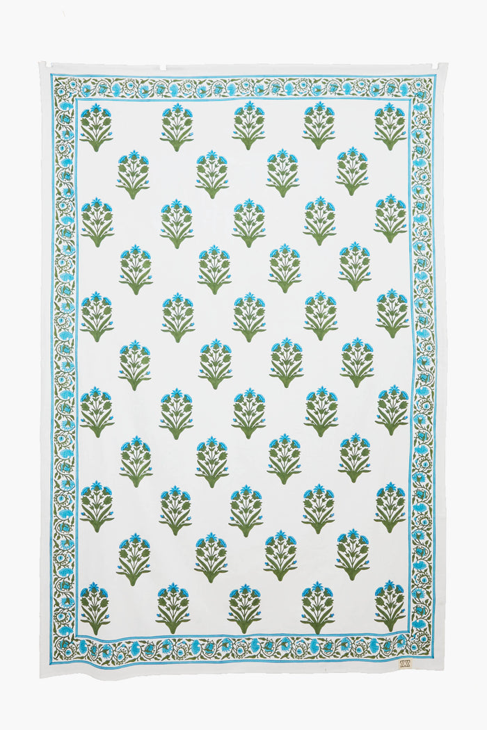 Cornflower Blue Palladio Garden Small Tablecloth