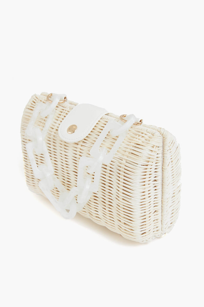 Cream Page Clutch