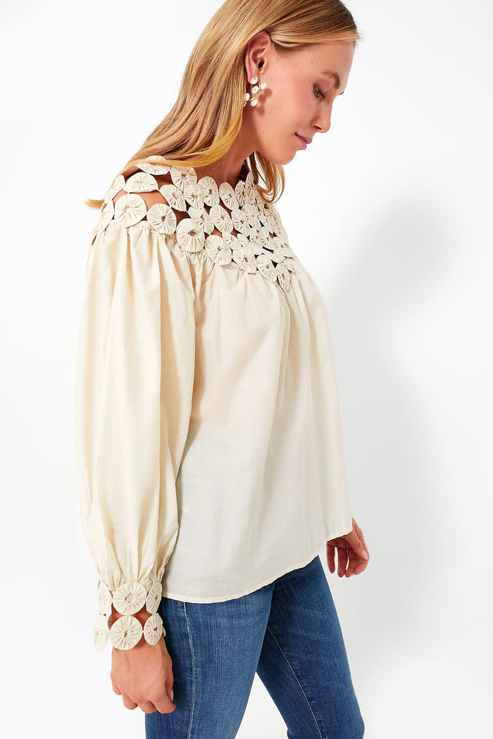 Cream Rosenberg Blouse
