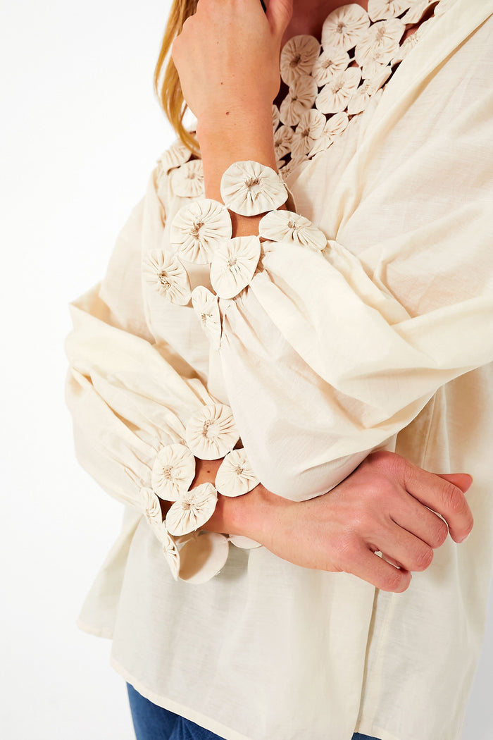 Cream Rosenberg Blouse