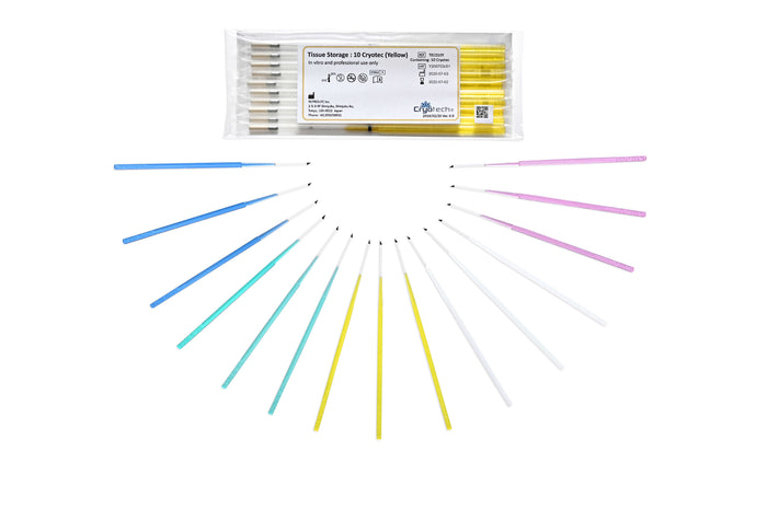 Cryotec vitrification devices. Excellent for oocyte and embryo vitrification.