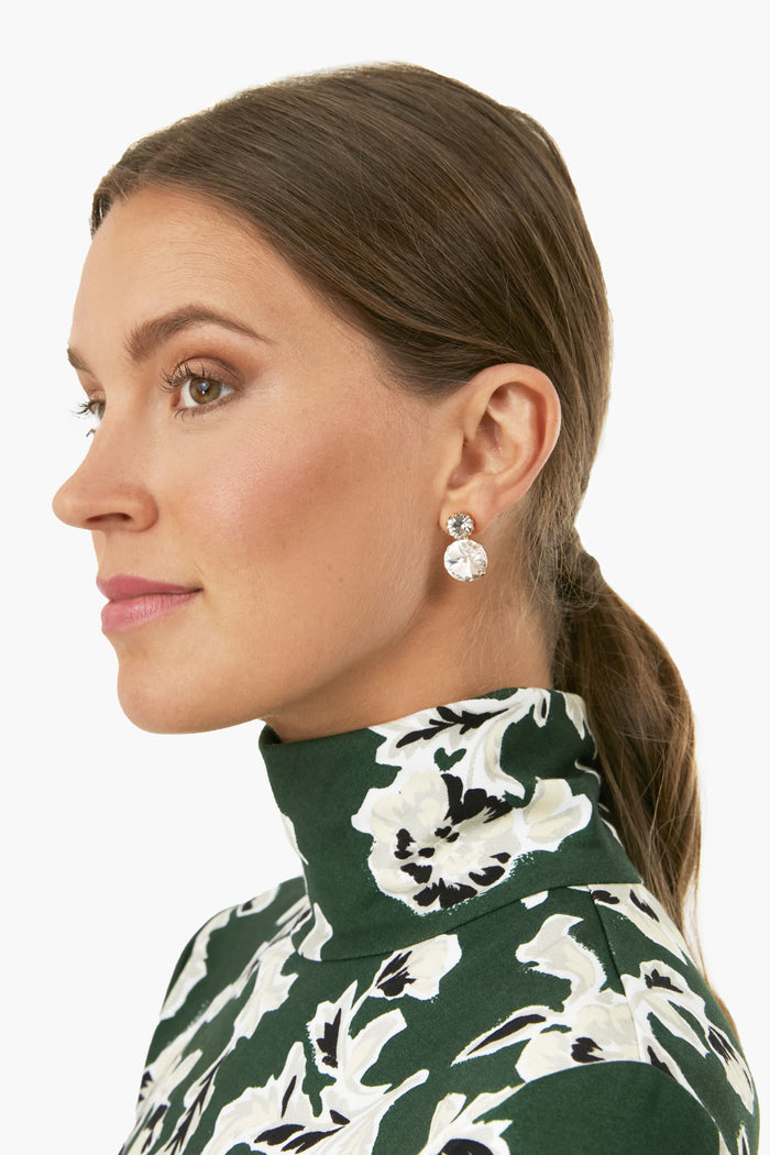 Crystal Antique Gold Myrla Earrings