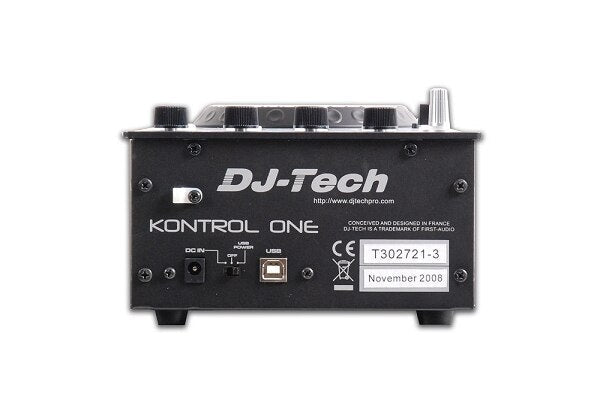 DJ Tech Kontrol One Professional DJ Controller with Touch Sensitive Jog Wheel - Audiofeen