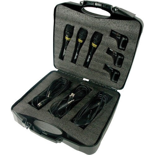 DJ Tech MK300 DJ 3 Piece Microphone Set - Audiofeen