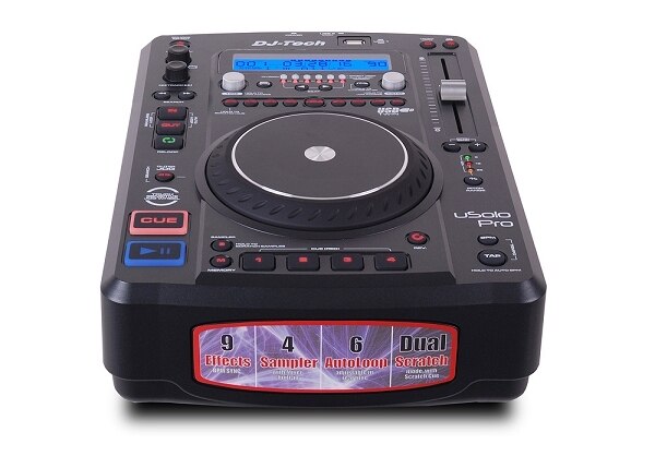 DJ-Tech USOLOPRO Compact USB Player and Controller with Effects - Audiofeen