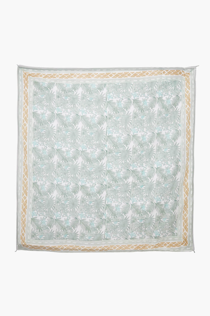 Double Mint Birds of Paradise Shindig Blanket