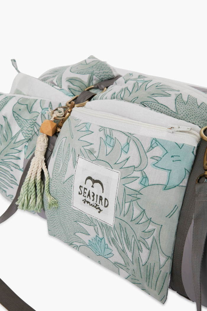 Double Mint Birds of Paradise Shindig Blanket