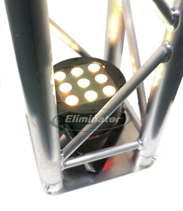 Eliminator TRI DISC 9 IR - Flat TRI LED RGB Par 3W - Audiofeen