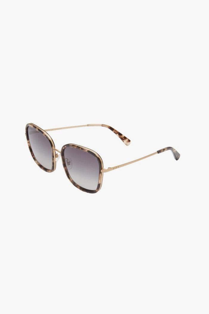 Espresso Tortoise Gradient Genevieve Sunglasses