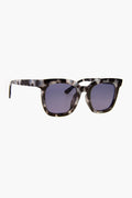 A.J. Morgan Eyewear Gray Tortoise Walker Sunglasses feature a black and white tortoiseshell frame, dark tinted impact-resistant lenses, and UV400 protection for stylish, safe sun coverage.